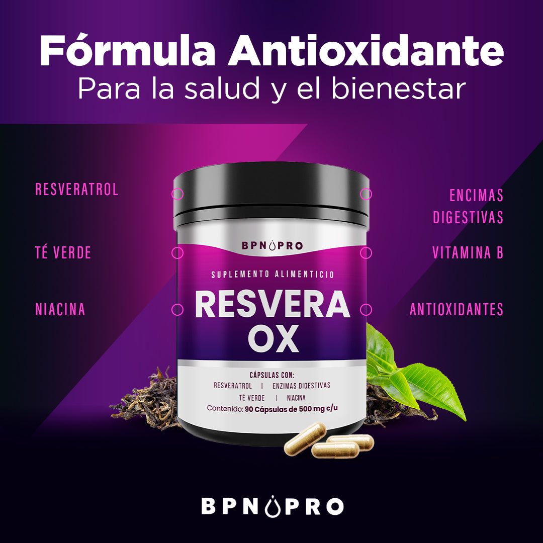 ResveraOX Resveratrol Antioxidantes BPN PRO