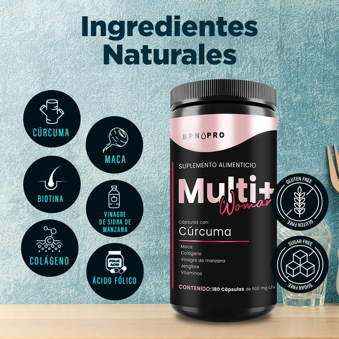 Multi Plus Woman Multivitamínico Mujer Fitness BPN PRO