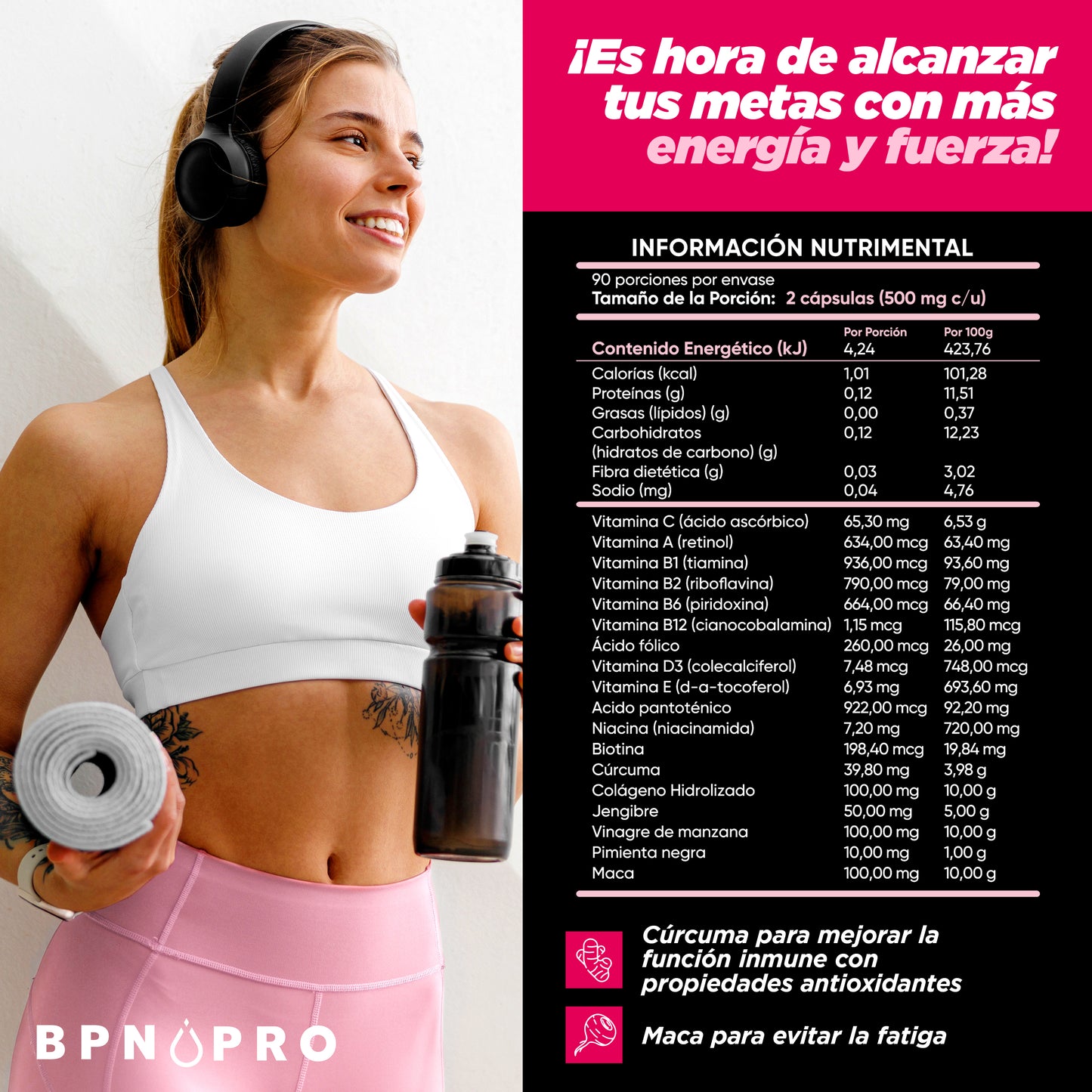 Multi Plus Woman Multivitamínico Mujer Fitness BPN PRO