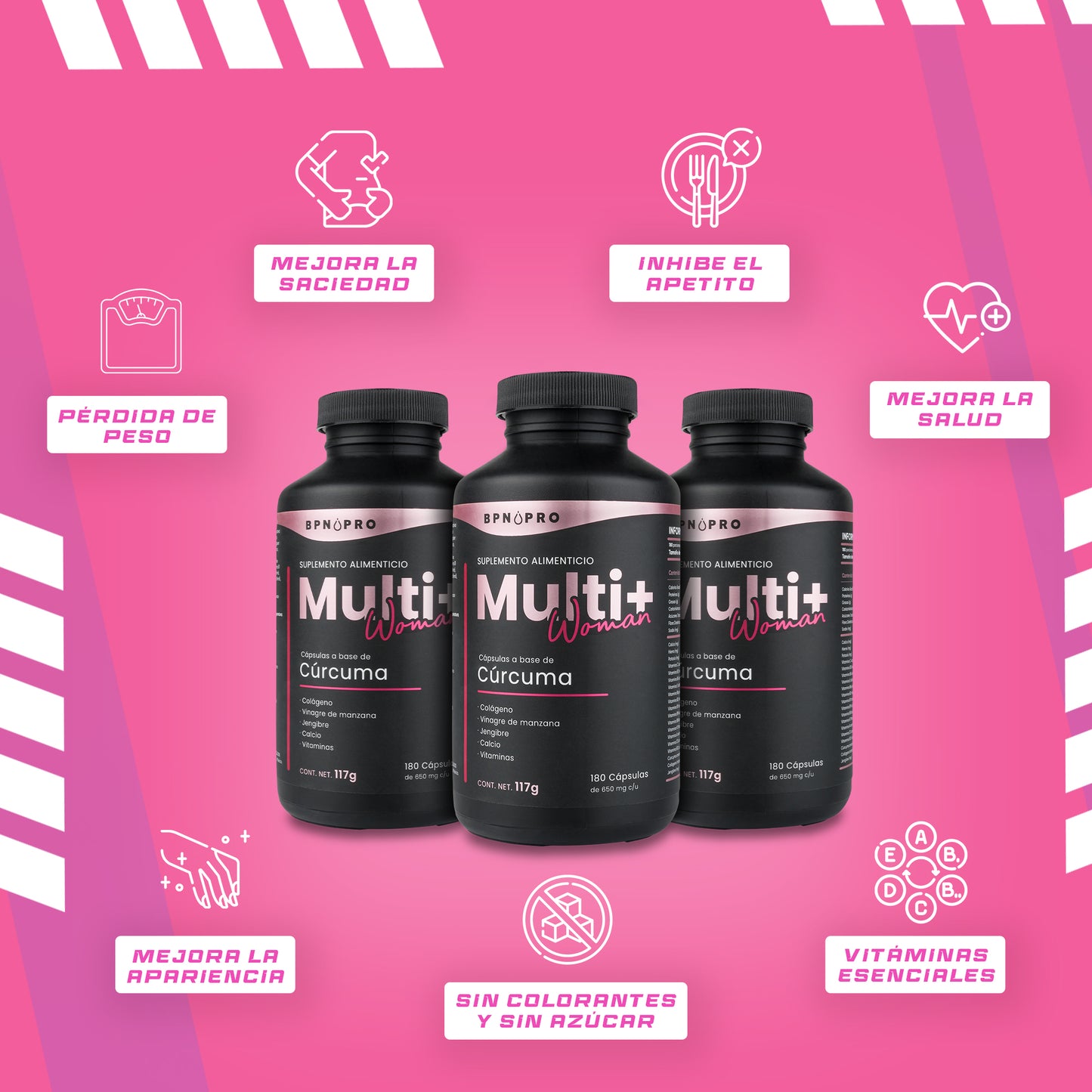 Multi Plus Woman Multivitamínico Mujer Fitness BPN PRO