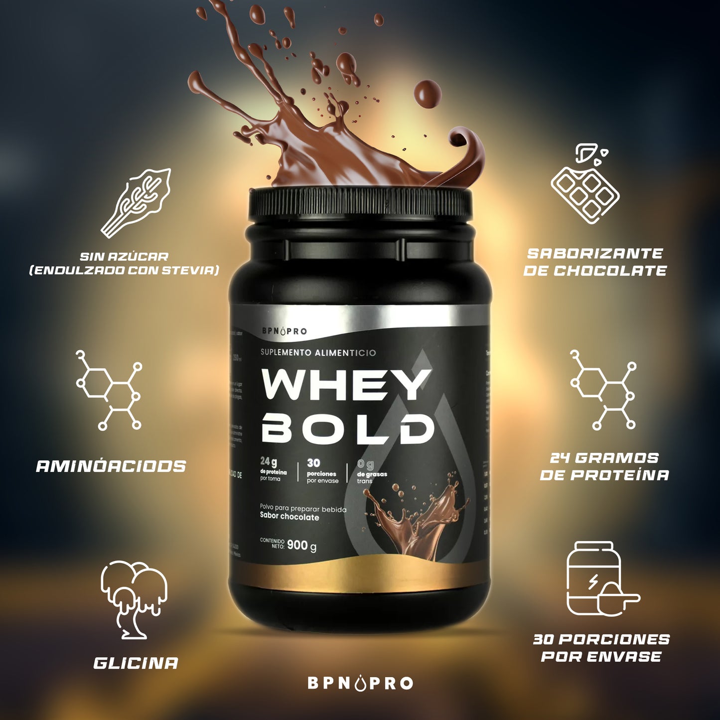 Proteina Aislada De Suero De Leche Bpn Pro Whey Bold Isolate