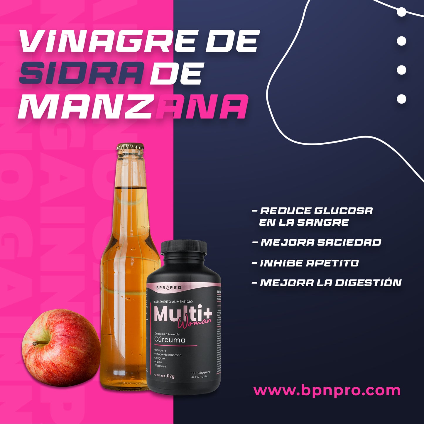 Multi Plus Woman Multivitamínico Mujer Fitness BPN PRO